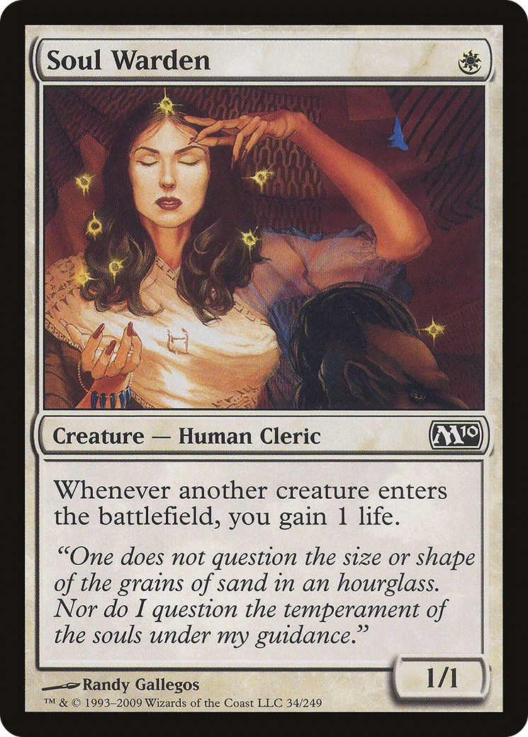 Image of Soul Warden (M10-034) - Magic 2010 Foil