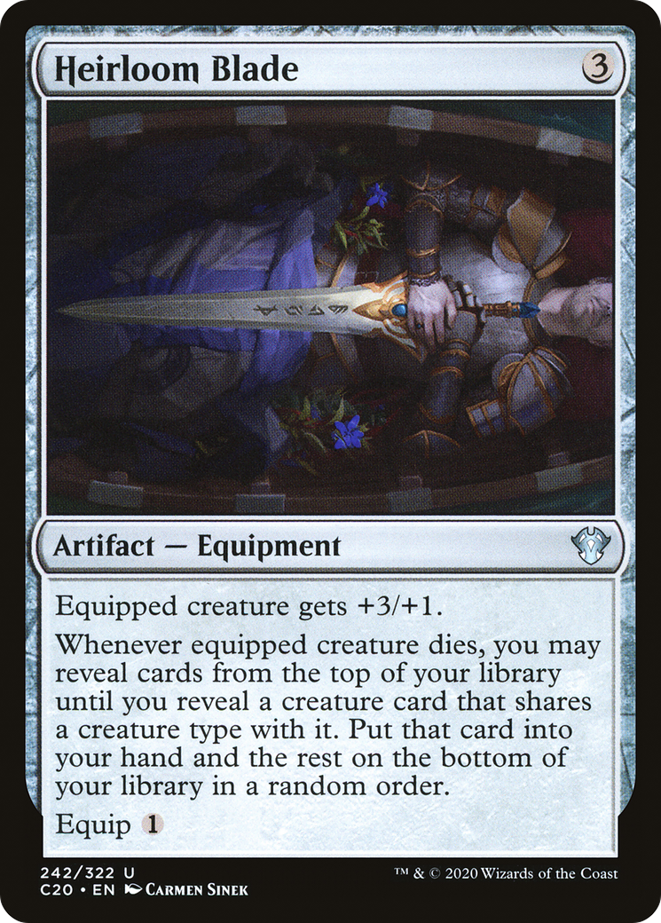 Image of Heirloom Blade (C20-242) - Commander 2020