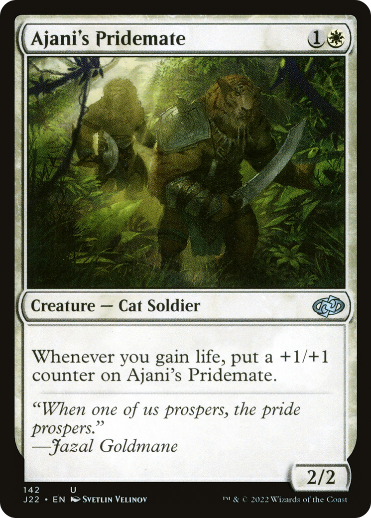 Image of Ajani's Pridemate (J22-142) - Jumpstart 2022