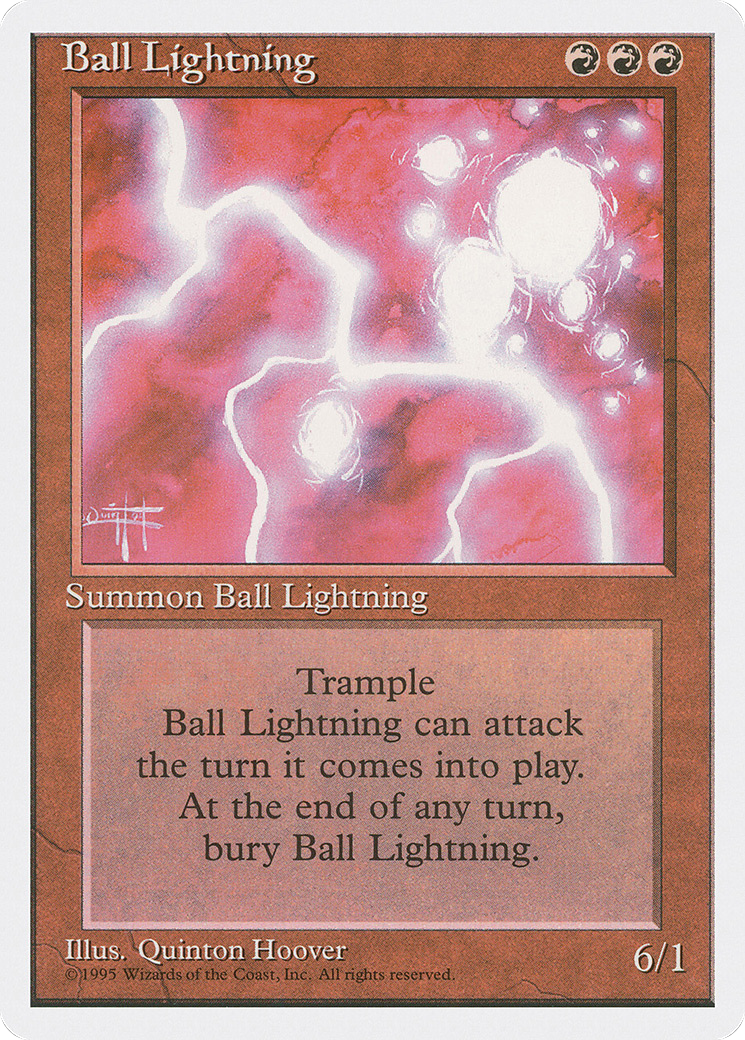 Image of Ball Lightning (4ED-) - Fourth Edition
