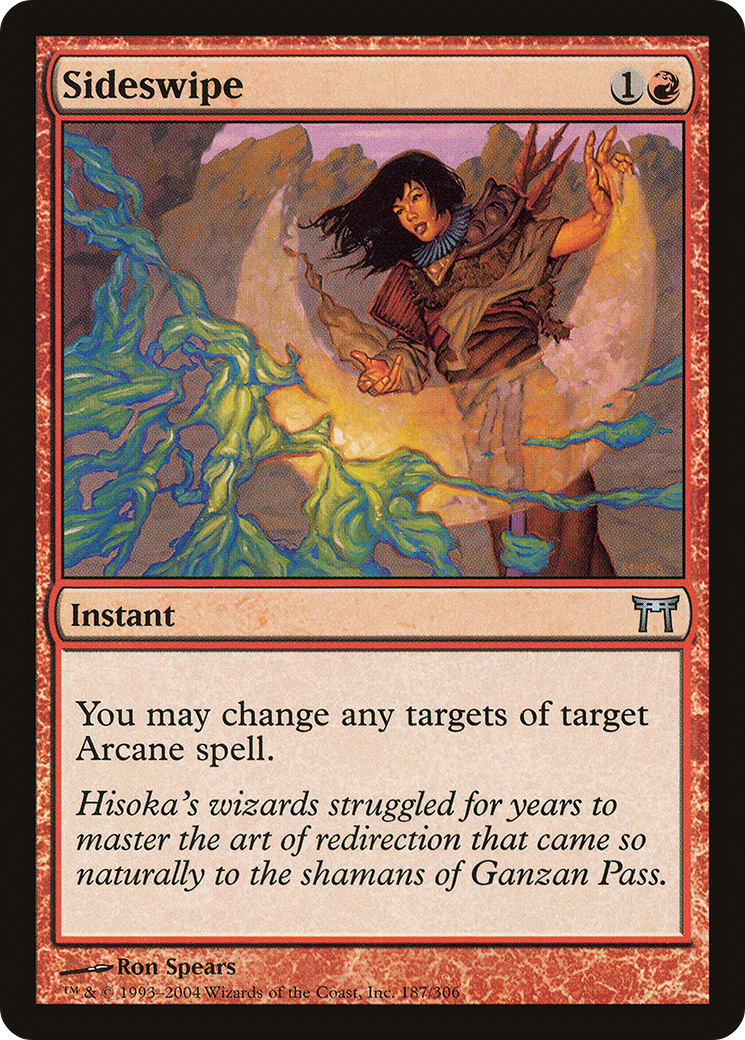 Image of Sideswipe (CHK-187) - Champions of Kamigawa Foil