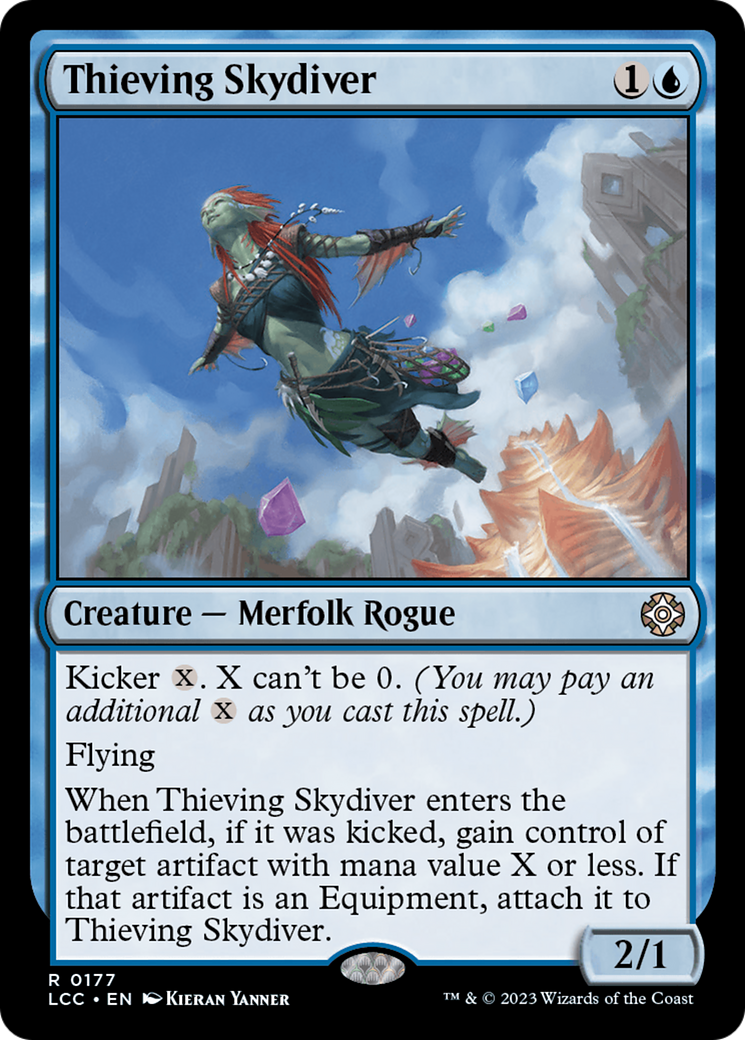 Image of Thieving Skydiver (LCC-177) - The Lost Caverns of Ixalan Commander