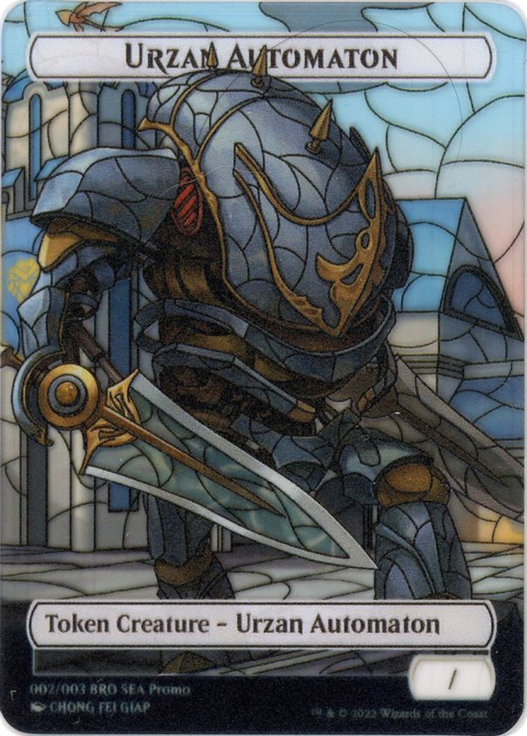 Image of Urzan Automaton (PTBRO-002) - The Brothers' War Southeast Asia Tokens: (Full Art)