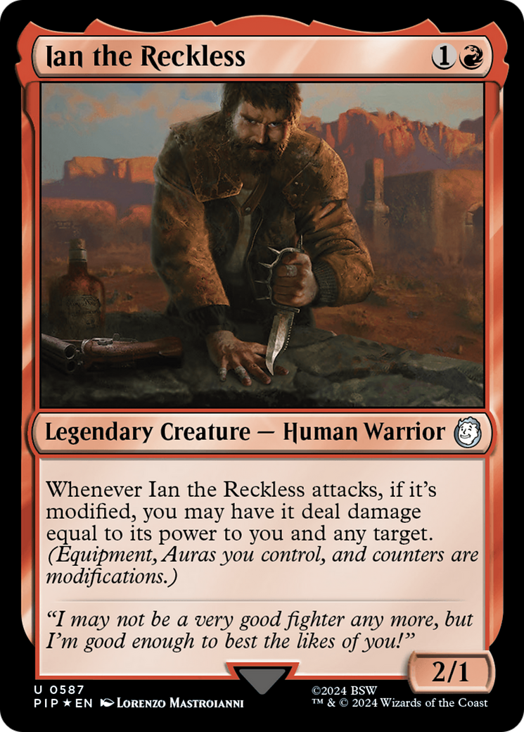 Image of Ian the Reckless (Surge Foil) (PIP-587) - Fallout Foil