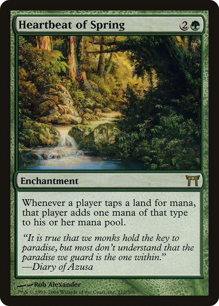 Image of Heartbeat of Spring (CHK-212) - Champions of Kamigawa Foil