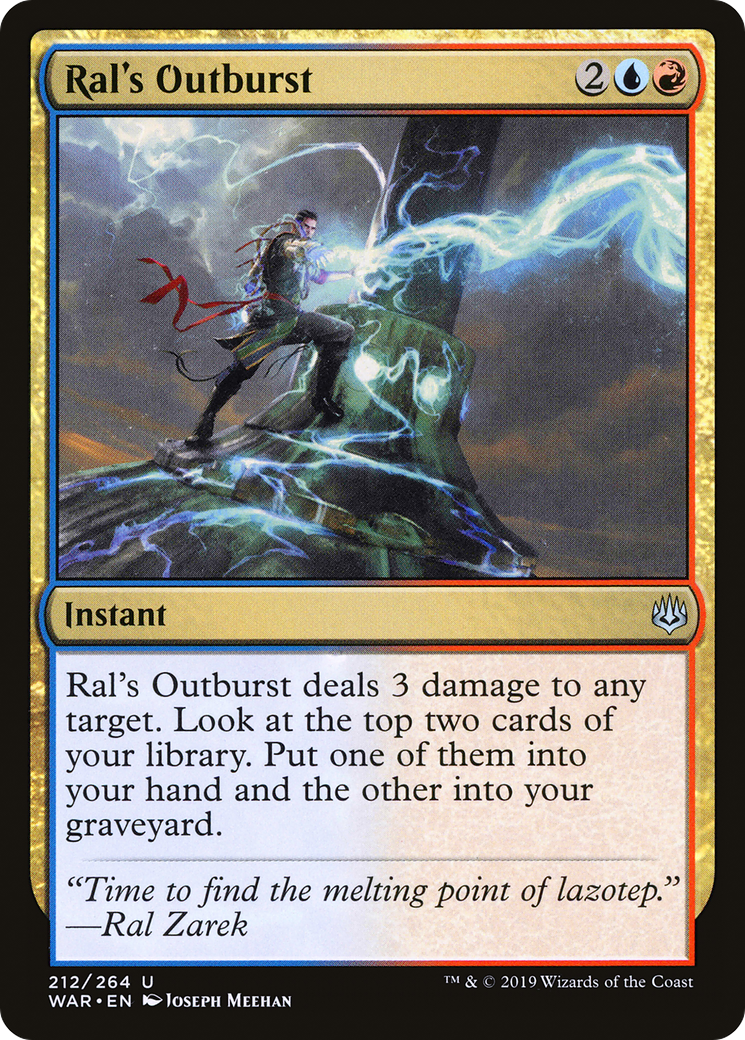 Image of Ral's Outburst (WAR-212) - War of the Spark