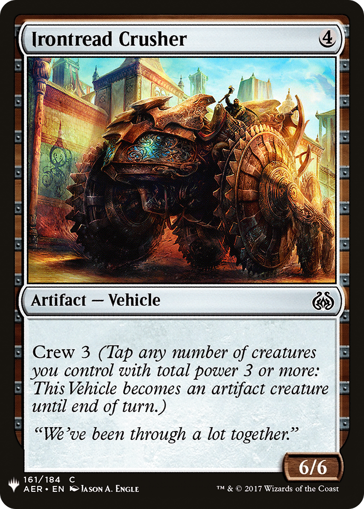 Image of Irontread Crusher (LIST-AER-161) - The List