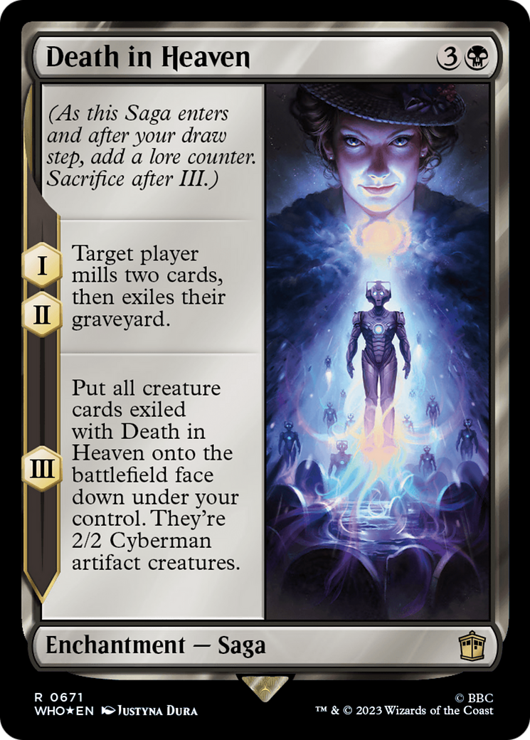 Image of Death in Heaven (Surge Foil) (WHO-671) - Doctor Who Foil
