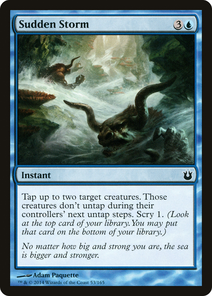 Image of Sudden Storm (BNG-053) - Born of the Gods Foil