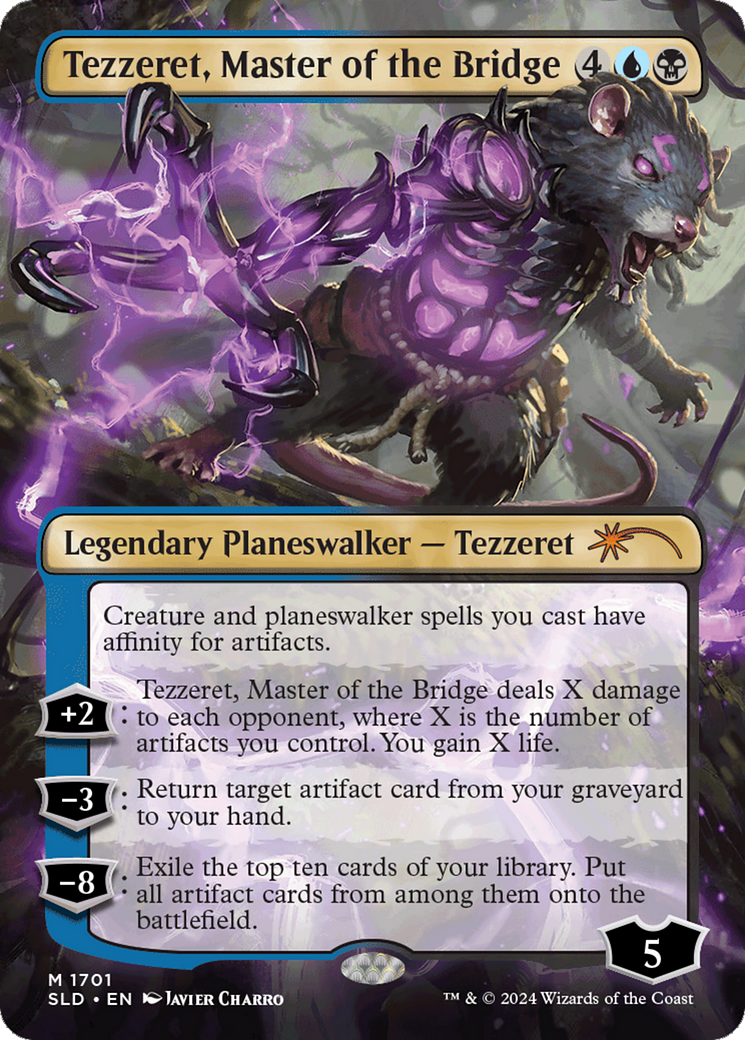 Image of Tezzeret, Master of the Bridge (SLD-1701) - Secret Lair Drop (Borderless)
