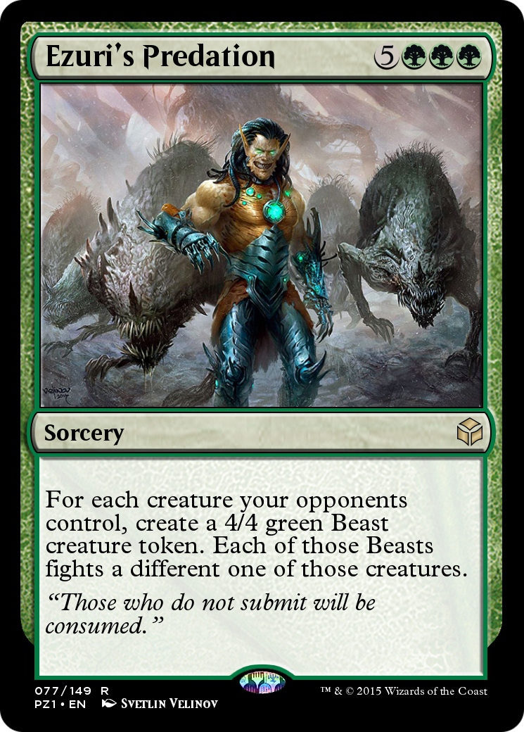 Image of Ezuri's Predation (PZ1-077) - Legendary Cube Prize Pack