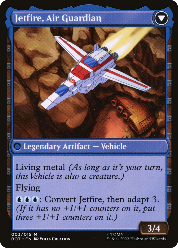Image of Jetfire, Ingenious Scientist (BOT-003) - Transformers: (convertdfc)