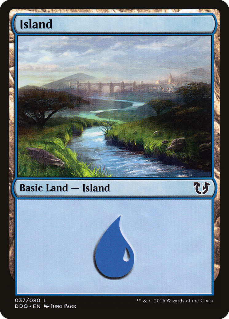 Image of Island (037) (DDQ-037) - Duel Decks: Blessed vs. Cursed