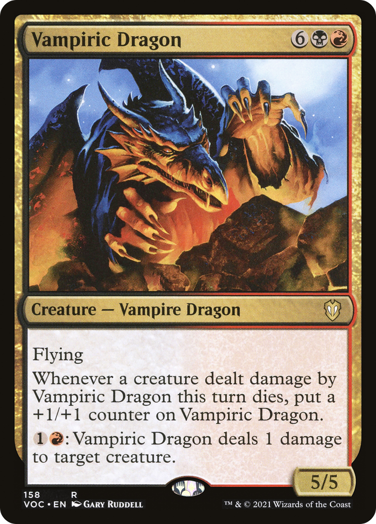 Image of Vampiric Dragon (VOC-158) - Crimson Vow Commander