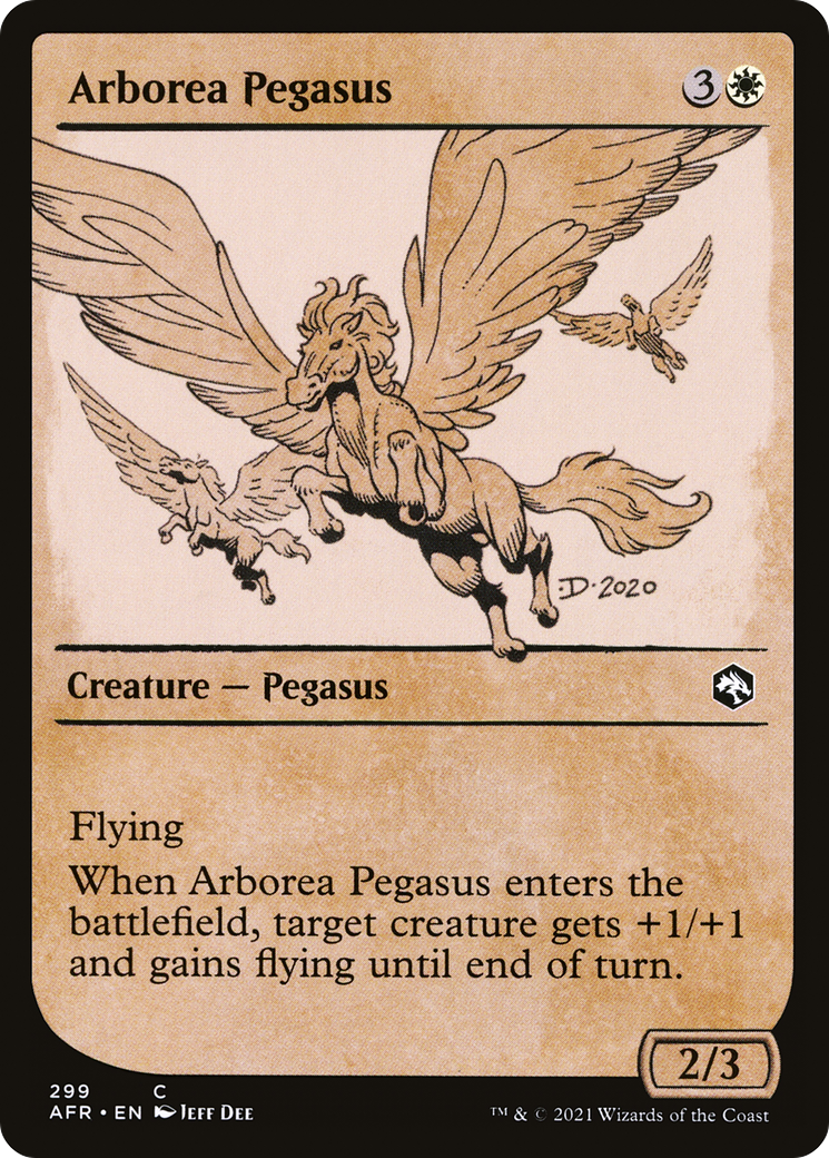Image of Arborea Pegasus (Showcase) (AFR-299) - Adventures in the Forgotten Realms: (Showcase) Foil