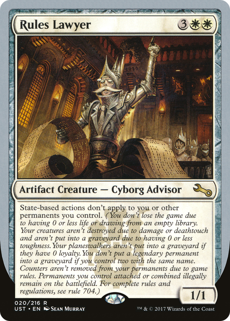 Image of Rules Lawyer (UST-020) - Unstable