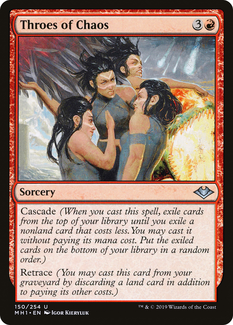 Image of Throes of Chaos (MH1-150) - Modern Horizons Foil