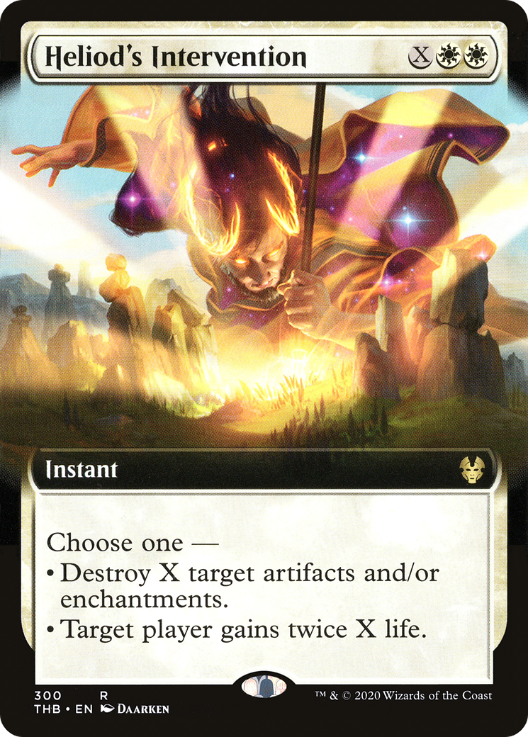 Image of Heliod's Intervention (Extended Art) (THB-300) - Theros Beyond Death: (Extended Art) Foil