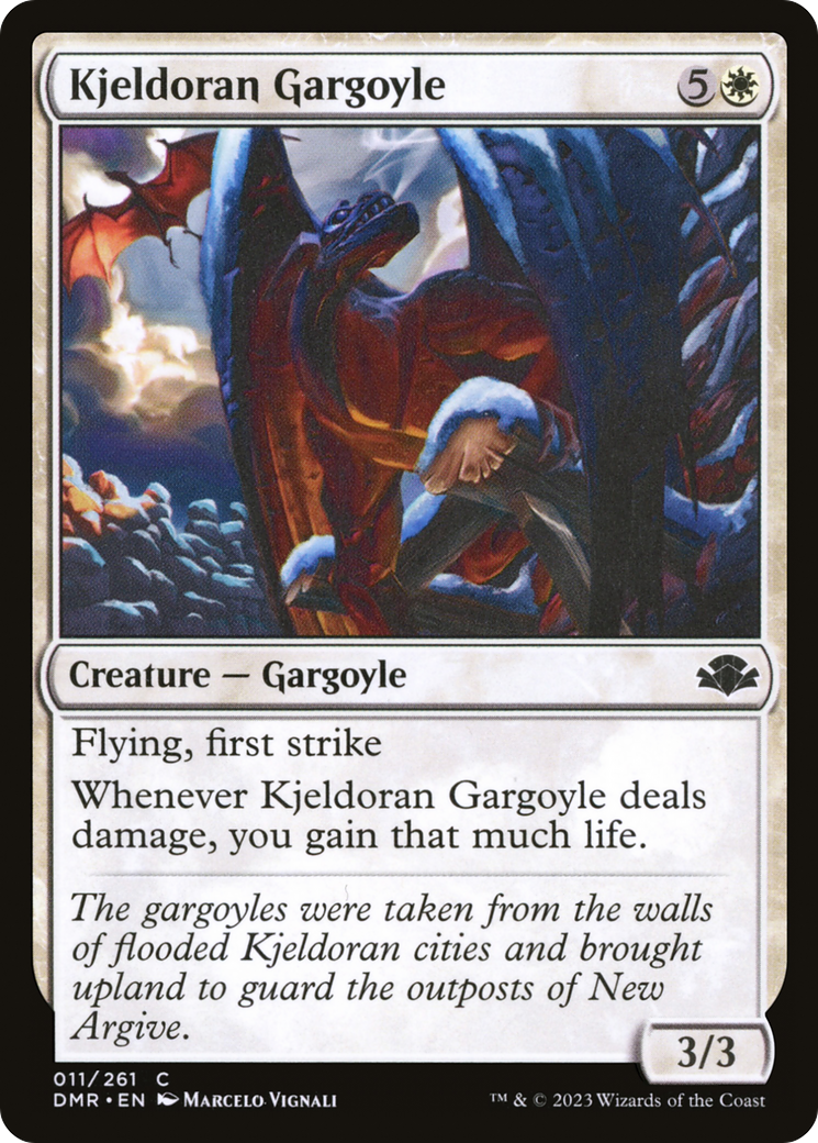 Image of Kjeldoran Gargoyle (DMR-011) - Dominaria Remastered Foil