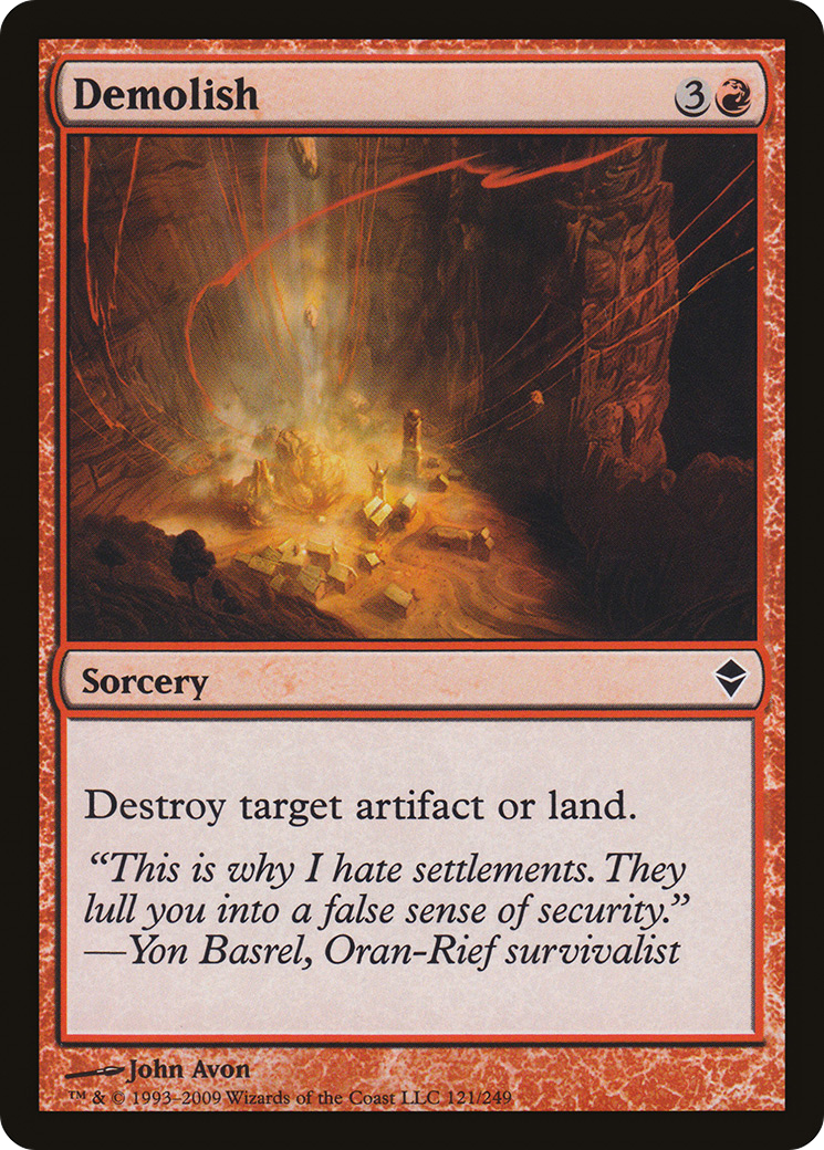 Image of Demolish (ZEN-121) - Zendikar