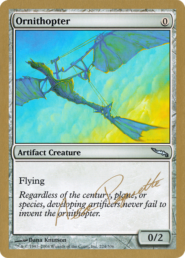 Image of Ornithopter - 2004 Aeo Paquette (MRD) (WCD-AP224) - World Championship Decks 2004