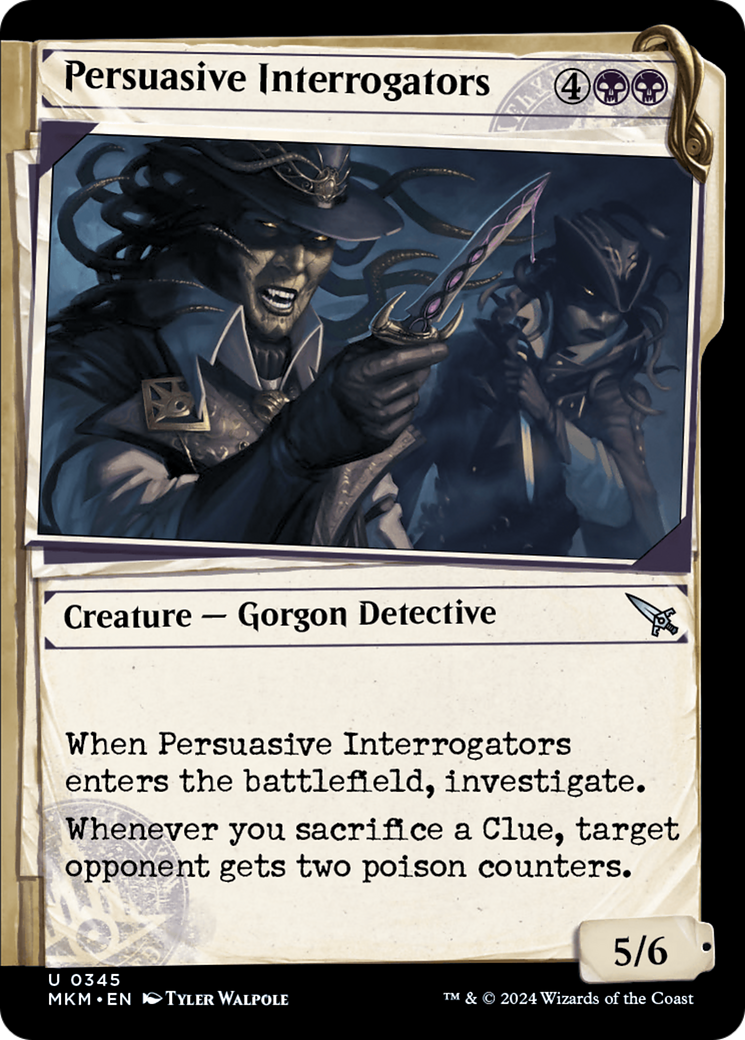Image of Persuasive Interrogators (Showcase) (MKM-345) - Murders at Karlov Manor: (Showcase)