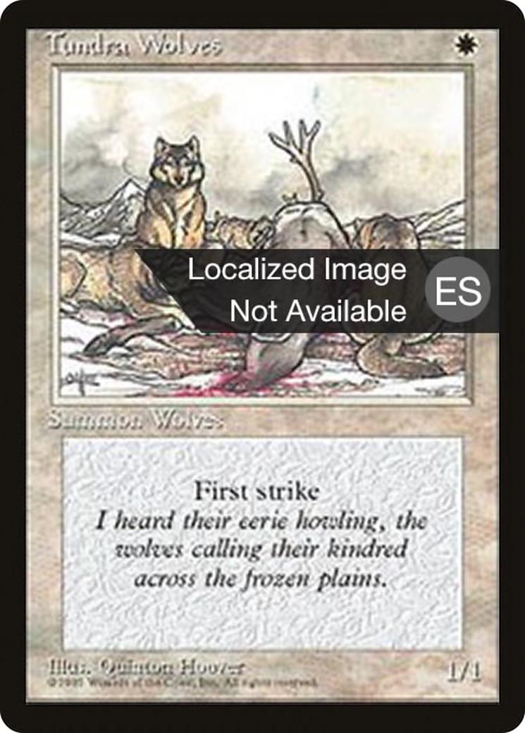 Image of Tundra Wolves (4BB-) - Fourth Edition Foreign Black Border