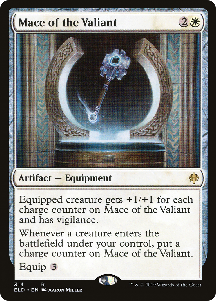 Image of Mace of the Valiant (ELD-314) - Throne of Eldraine