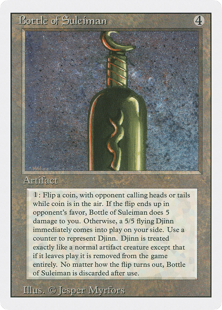 Image of Bottle of Suleiman (3ED-) - Revised Edition