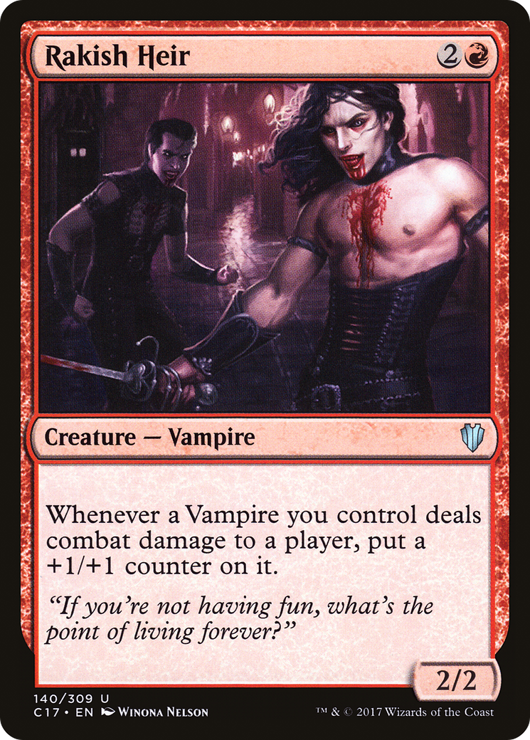 Image of Rakish Heir (C17-140) - Commander 2017