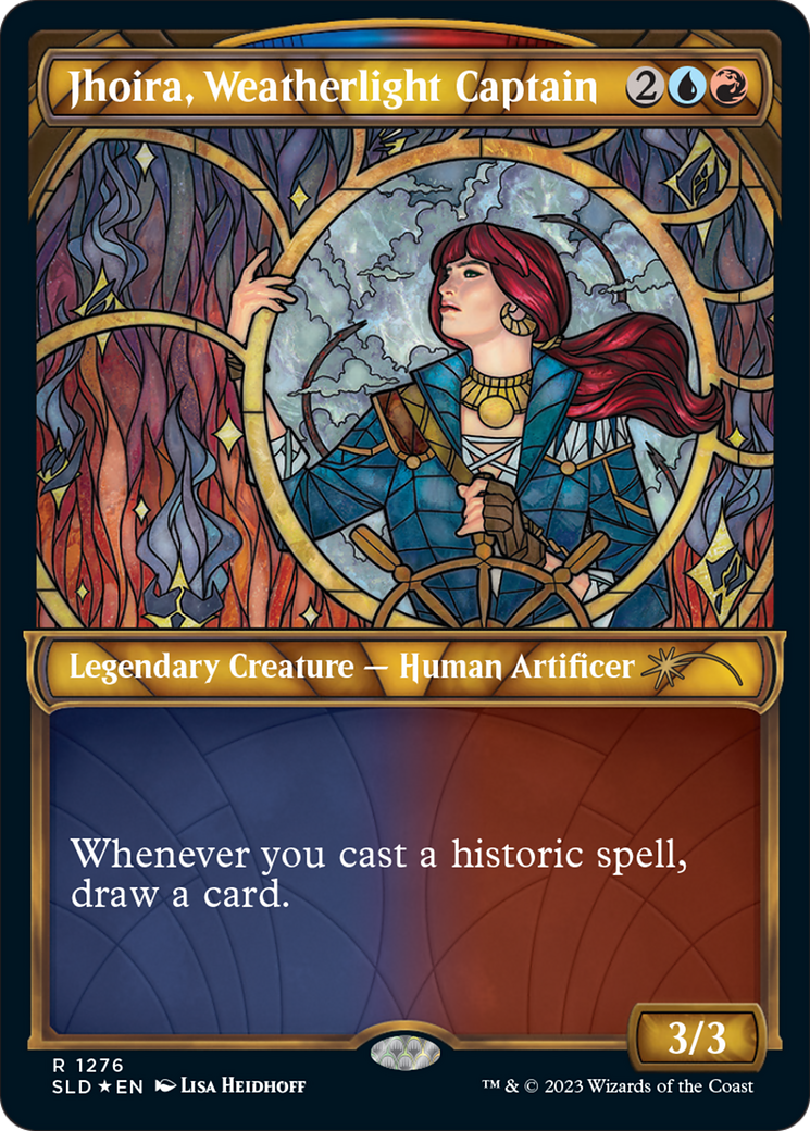 Image of Jhoira, Weatherlight Captain (Halo Foil) (SLD-1276) - Secret Lair Drop: (Showcase) Foil