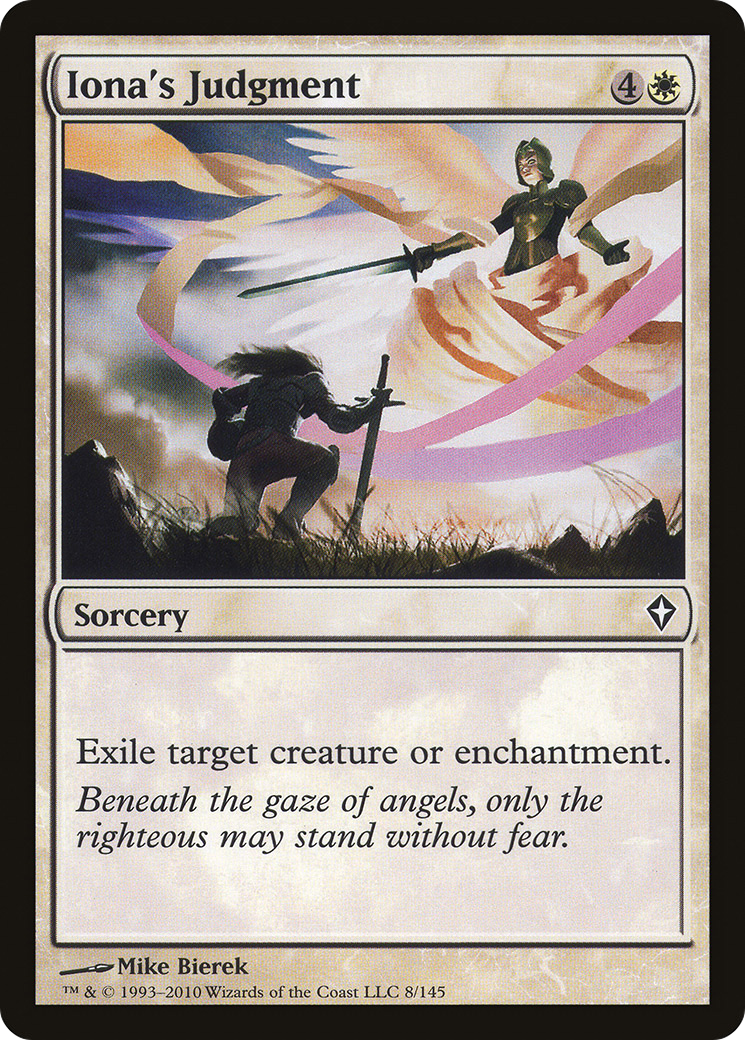 Image of Iona's Judgment (WWK-008) - Worldwake Foil