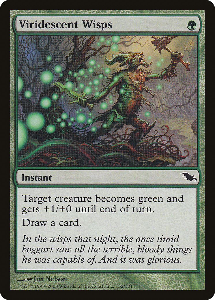 Image of Viridescent Wisps (SHM-132) - Shadowmoor