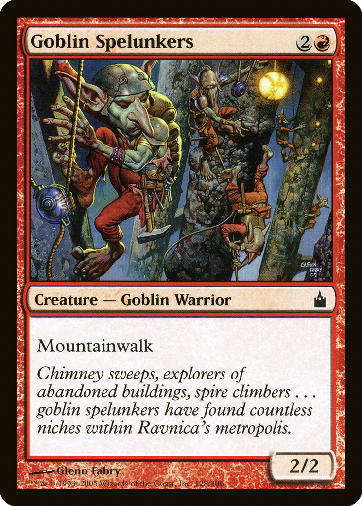 Image of Goblin Spelunkers (RAV-128) - Ravnica: City of Guilds Foil