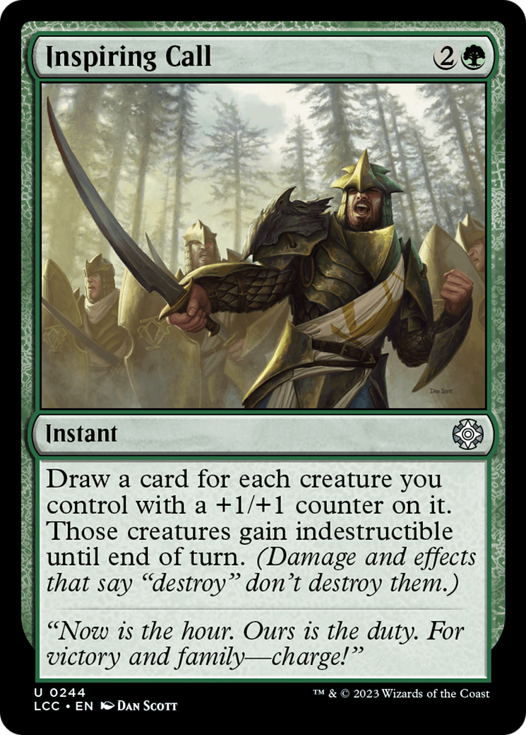 Image of Inspiring Call (LCC-244) - The Lost Caverns of Ixalan Commander