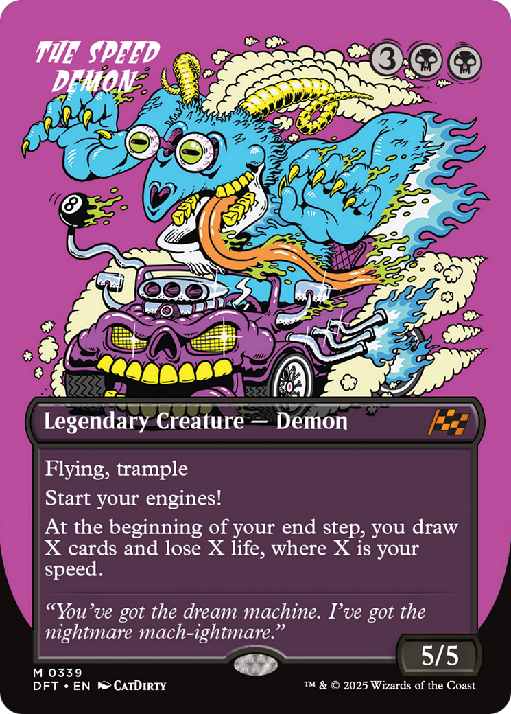 Image of The Speed Demon (Borderless) (DFT-339) - Aetherdrift (Borderless)