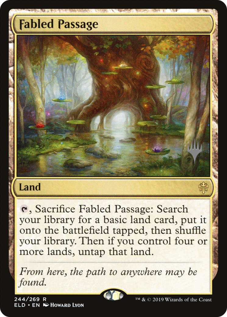 Image of Fabled Passage (PPELD-244) - Throne of Eldraine Promos Foil