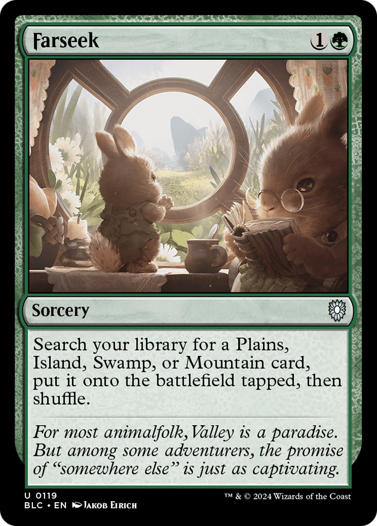 Image of Farseek (BLC-119) - Bloomburrow Commander