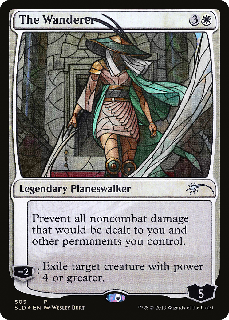 Image of The Wanderer (Stained Glass) (SLD-505) - Secret Lair Drop Foil