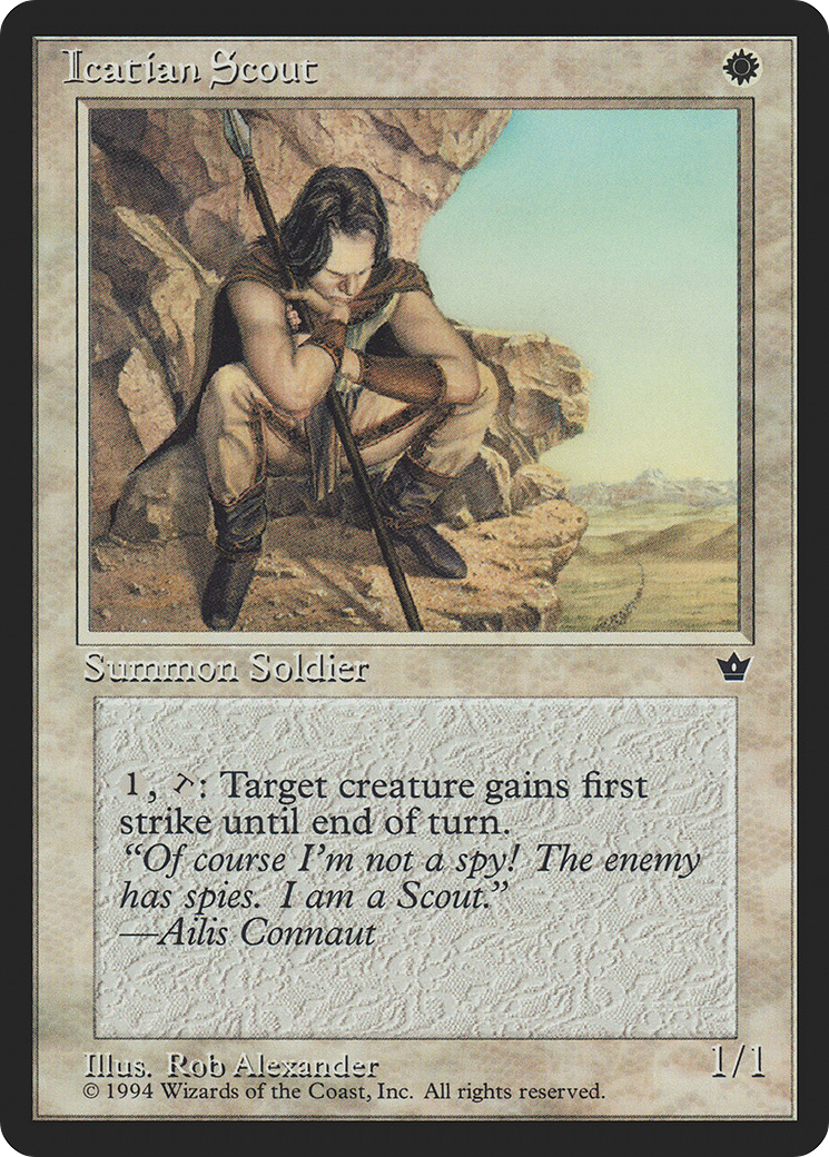 Image of Icatian Scout (Alexander) (FEM-) - Fallen Empires