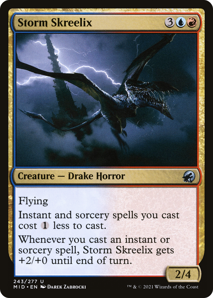 Image of Storm Skreelix (MID-243) - Innistrad: Midnight Hunt Foil
