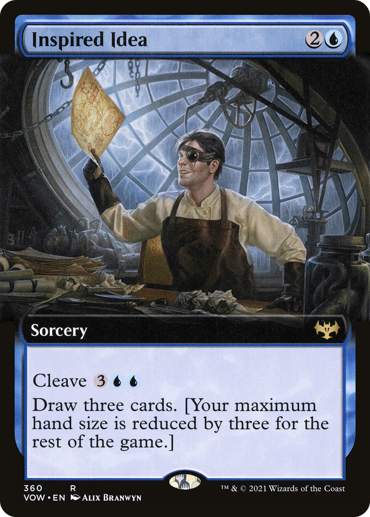 Image of Inspired Idea (Extended Art) (VOW-360) - Innistrad: Crimson Vow: (Extended Art) Foil