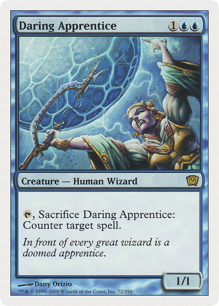 Image of Daring Apprentice (9ED-072) - 9th Edition