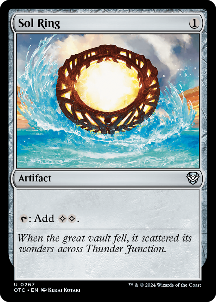 Image of Sol Ring (OTC-267) - Outlaws of Thunder Junction Commander