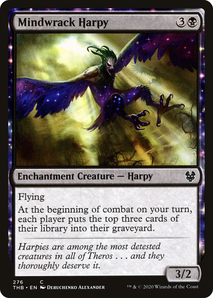 Image of Mindwrack Harpy (THB-276) - Theros Beyond Death: (enchantment)