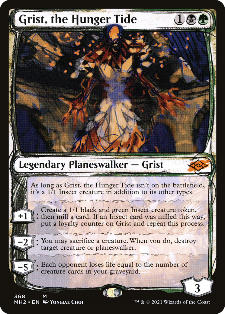 Image of Grist, the Hunger Tide (Showcase) (MH2-368) - Modern Horizons 2: (Showcase)