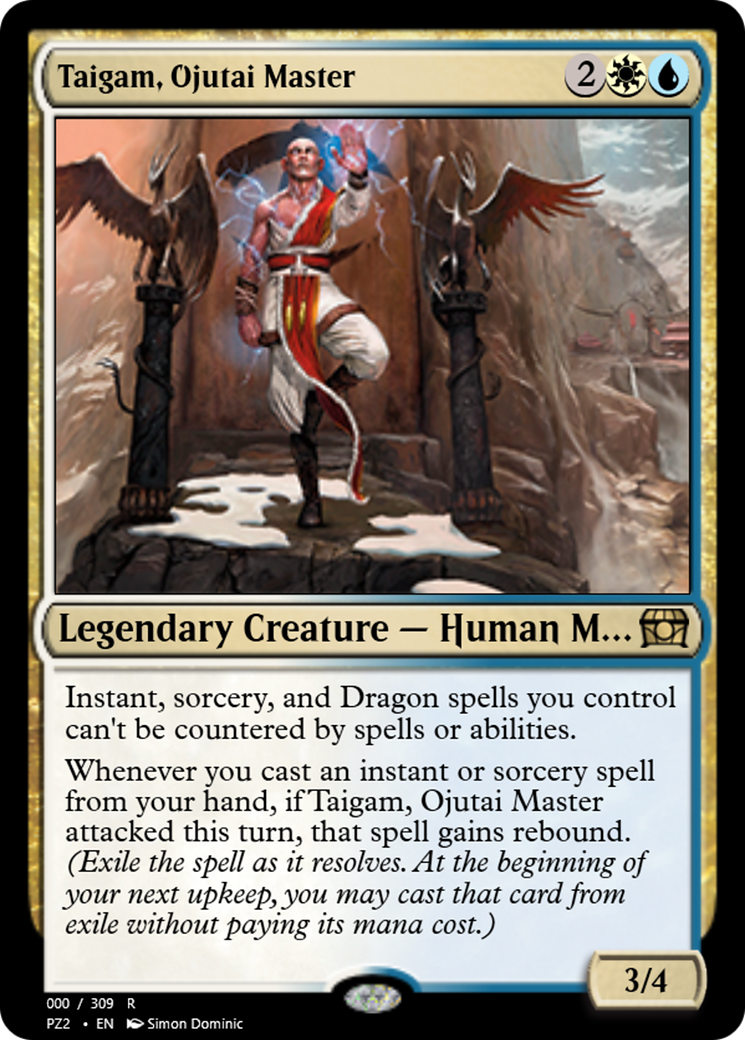 Image of Taigam, Ojutai Master (PZ2-65739) - Treasure Chest Foil