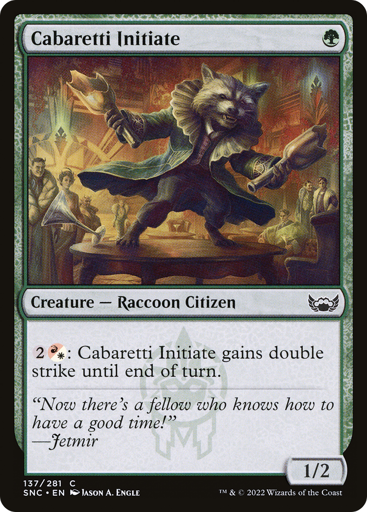 Image of Cabaretti Initiate (SNC-137) - Streets of New Capenna Foil