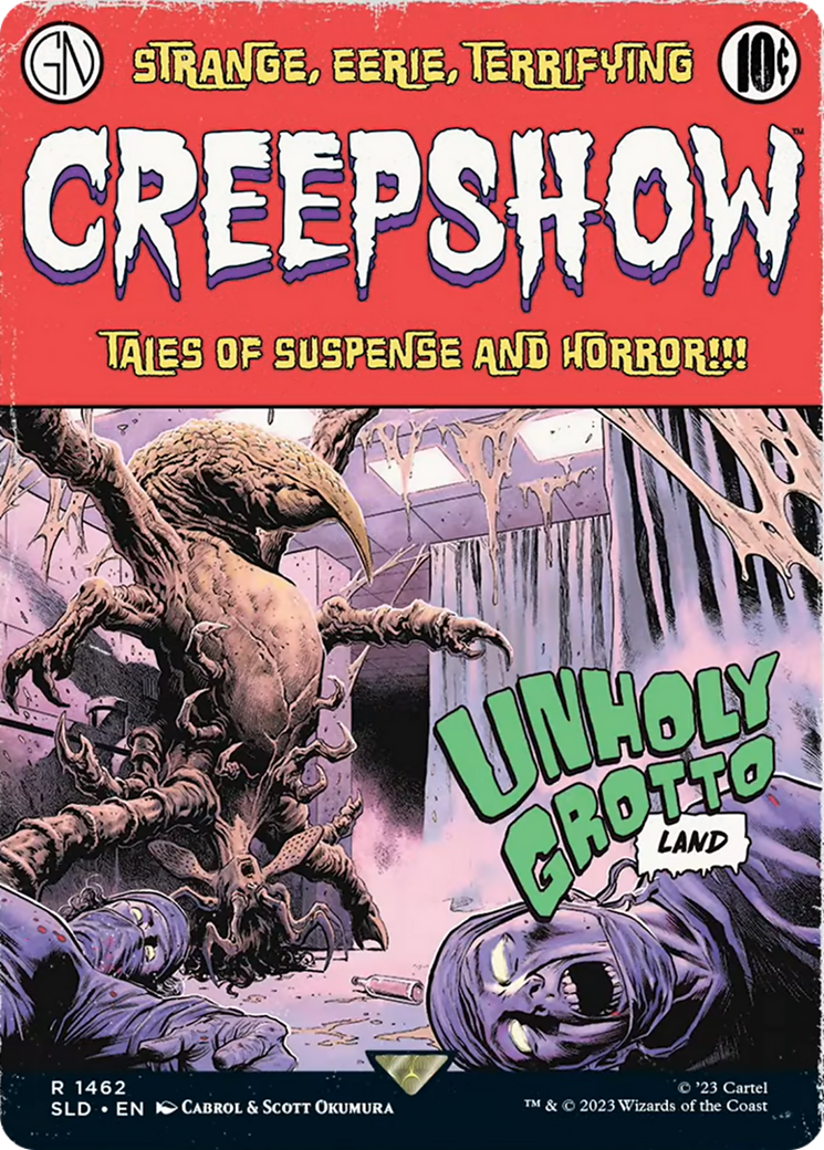 Image of Unholy Grotto (SLD-1462) - Secret Lair Drop: (Full Art) (Borderless)