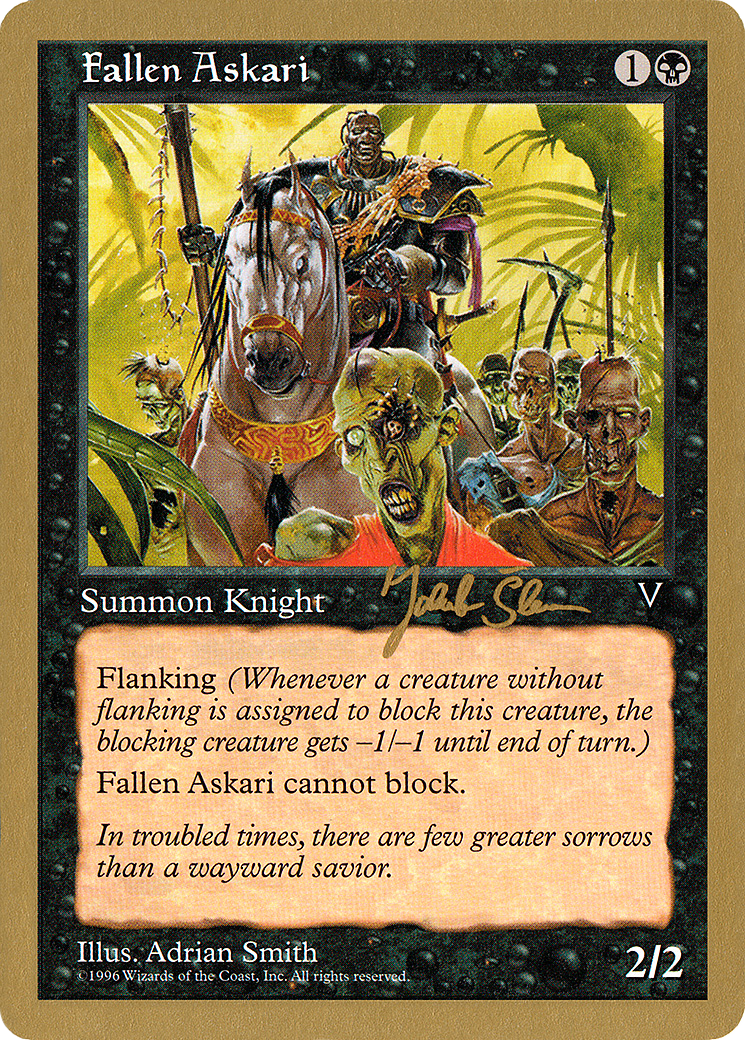 Image of Fallen Askari - 1997 Jakub Slemr (VIS) (WCD-) - World Championship Decks 1997